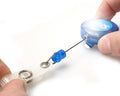 NHS BADGE REELS WITH STRAP CLIP (PACK OF 100)