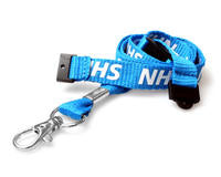 15MM NHS LANYARDS WITH TRIPLE BREAKAWAY (PACK OF 100)