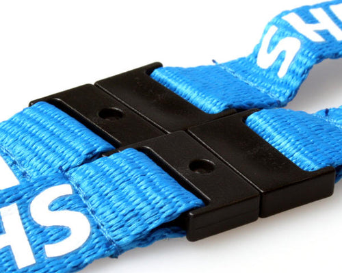 15MM NHS LANYARDS WITH TRIPLE BREAKAWAY (PACK OF 100)