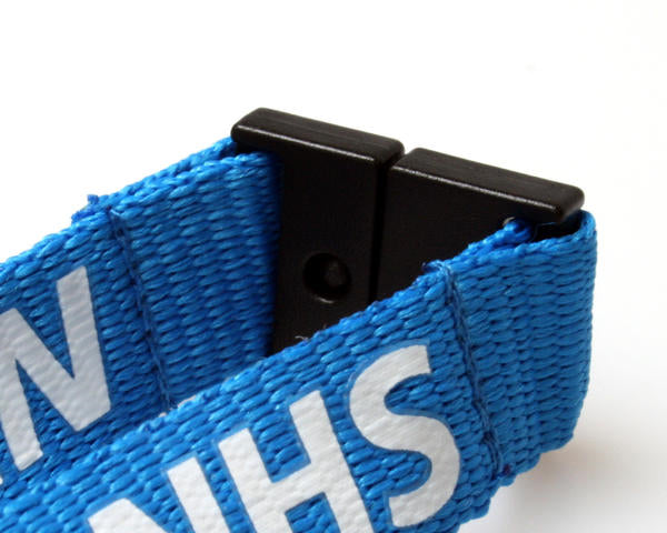 15MM NHS LANYARDS WITH TRIPLE BREAKAWAY (PACK OF 100)