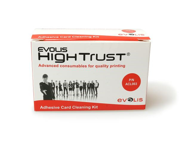 EVOLIS ACL003 ADHESIVE CLEANING CARDS (PACK OF 50)