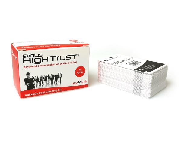 EVOLIS ACL003 ADHESIVE CLEANING CARDS (PACK OF 50)