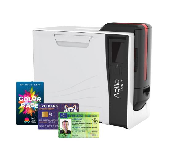 EVOLIS AGILIA SIMPLEX RETRANSFER ID CARD PRINTER (SINGLE-SIDED)