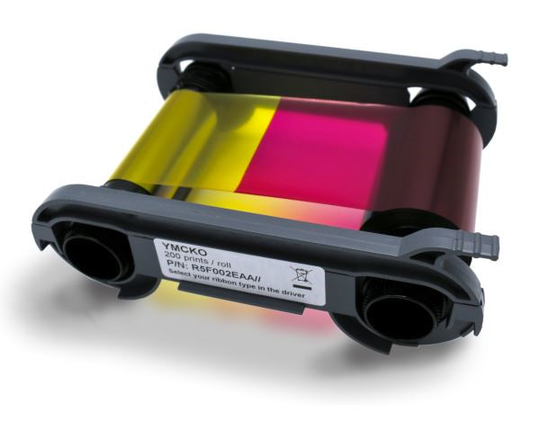 EVOLIS R5F002EAA YMCKO COLOUR RIBBON (200 PRINTS)