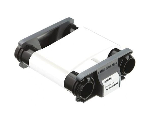 EVOLIS RCT052NAA WHITE MONOCHROME RIBBON (500 PRINTS)