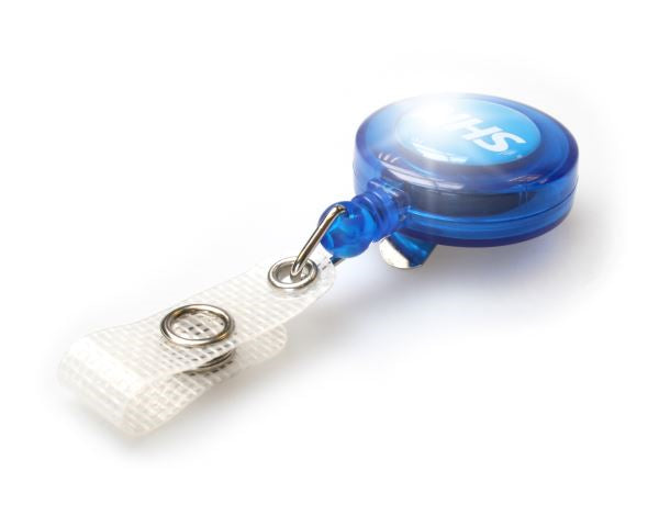 NHS BADGE REELS WITH STRAP CLIP (PACK OF 100)